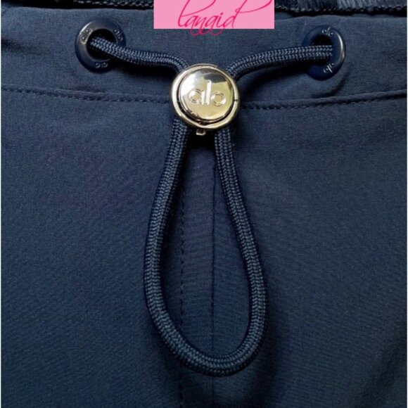 Alo Megastar Cargo Pants High OR Low Rise Navy Wide Leg Outdoor Hiking Utility L - Picture 10 of 13